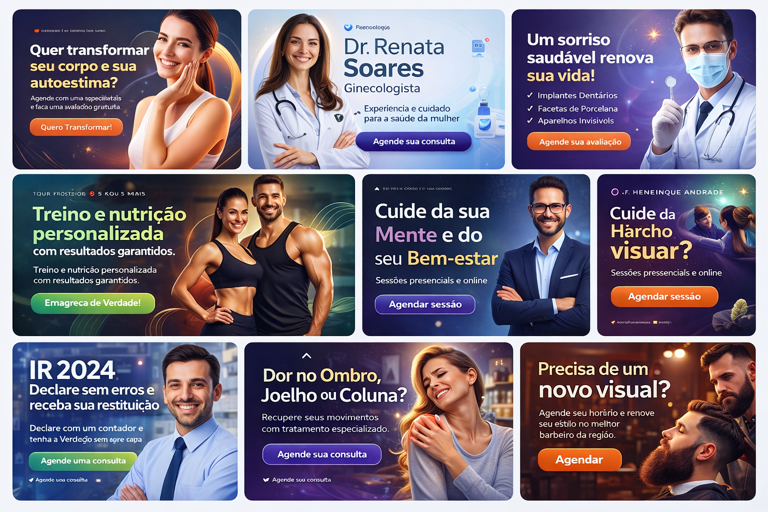Campanha de Lançamento — Criativos para Ads